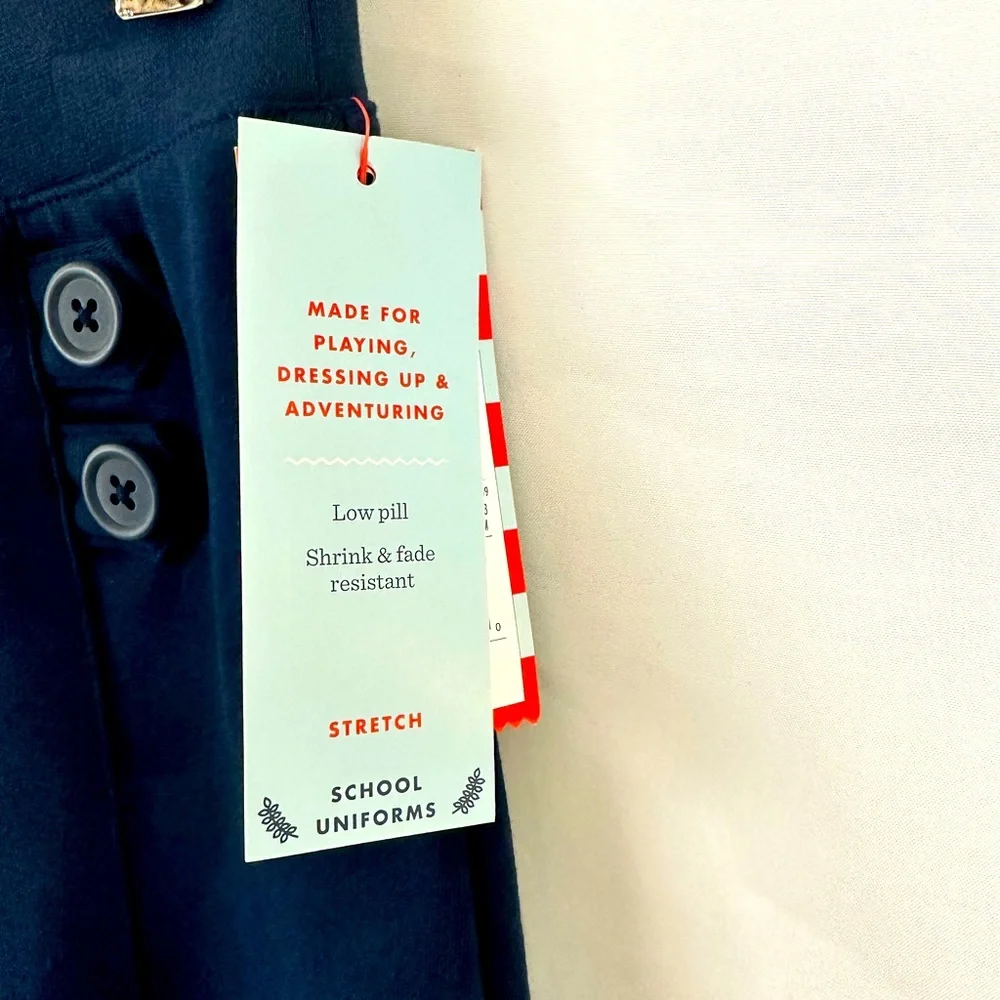 Cat & Jack Navy Blue (Set of 3) Pull On Style Stretch Uniform Skort L(10/12) - Picture 9 of 11